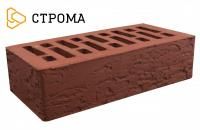 Облицовочный кирпич Строма одинарный 1 НФ Бордо кора дуба