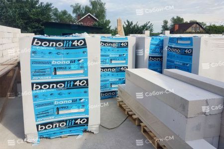Газобетонные блоки Bonolit Малоярославец D-500 625х200х75 перегородочные